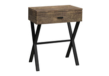 Load image into Gallery viewer, Accent Side X Table, Storage Drawer, Contemporary &amp; Modern
