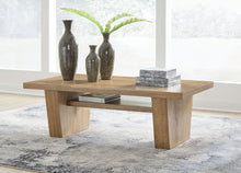 Load image into Gallery viewer, Kristiland - Rectangular Cocktail Table - Light Brown
