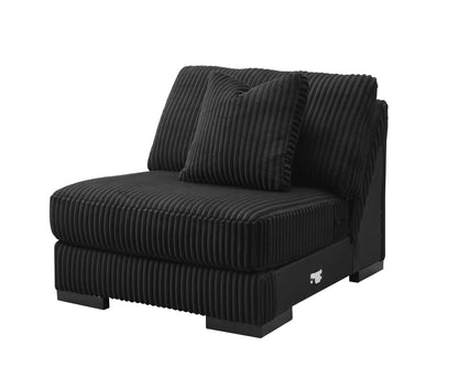 U242 - Armless Chair - Black