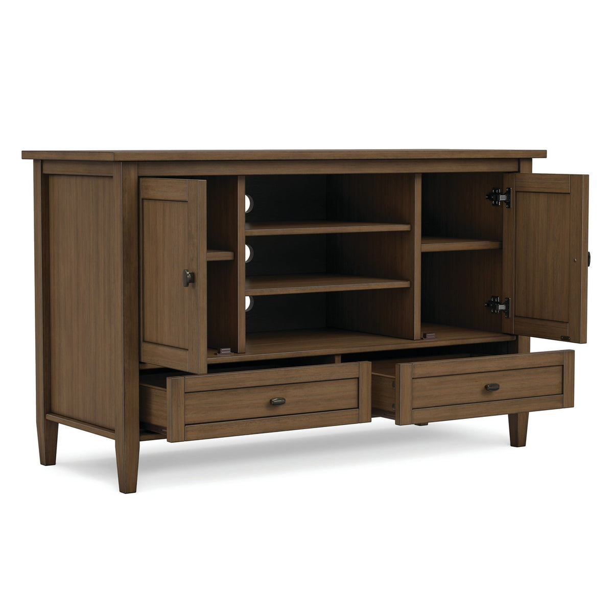 Warm Shaker - TV Media Stand Handcrafted - Ego Home Furniture