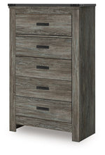 Load image into Gallery viewer, Frandern - Five Drawer Chest - Gray
