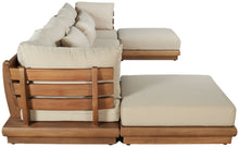 Load image into Gallery viewer, Mirella - 6 Piece Water Resistant Fabric Upholstered Outdoor Patio Modular Sectional
