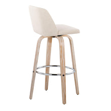 Load image into Gallery viewer, Toriano - Contemporary Fixed Height Barstool With Swivel &amp; Round Footrest (Set of 2)
