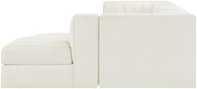 Load image into Gallery viewer, Rummi - Velvet Performance Fabric Upholstered 4 Piece Modular Sectional, With Reverse Corner Chair
