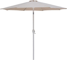 Load image into Gallery viewer, Fiji - Aluminum Patio Umbrella With Round Teak And White Base
