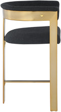 Load image into Gallery viewer, Romeo - Boucle Counter Stool With Gold Base (Set of 2)

