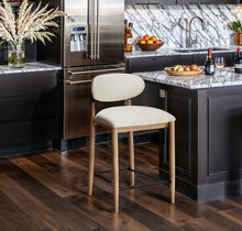 Load image into Gallery viewer, Riccio - Stool - Natural And Black Frame
