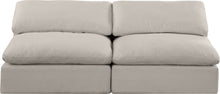 Load image into Gallery viewer, Comfy - Linen Modular Armless Sofa 2 Seats
