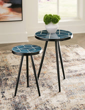 Load image into Gallery viewer, Clairbelle - Accent Table (Set of 2) - Teal
