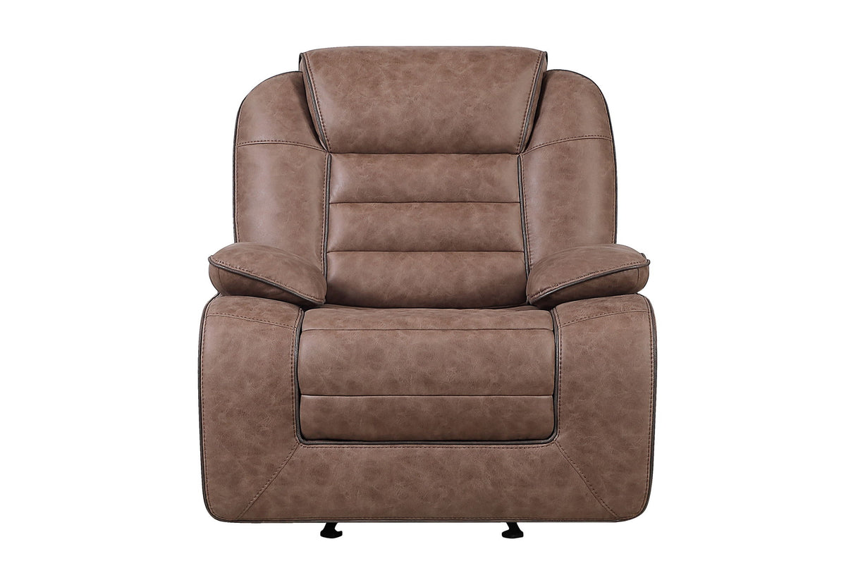 U2250 - Reclining Sofa / Console Reclining Loveseat / Glider Recliner - Brown