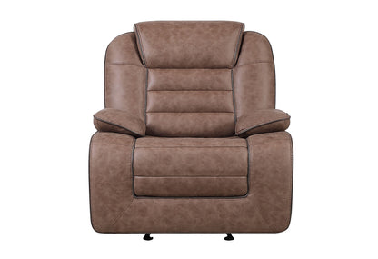 U2250 - Reclining Sofa / Console Reclining Loveseat / Glider Recliner - Brown