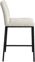 Load image into Gallery viewer, Reeves - Chenille Fabric Upholstered Counter Stool (Set of 2) - Black Base
