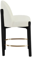 Load image into Gallery viewer, Torino - Counter Stool With Brushed Black Base
