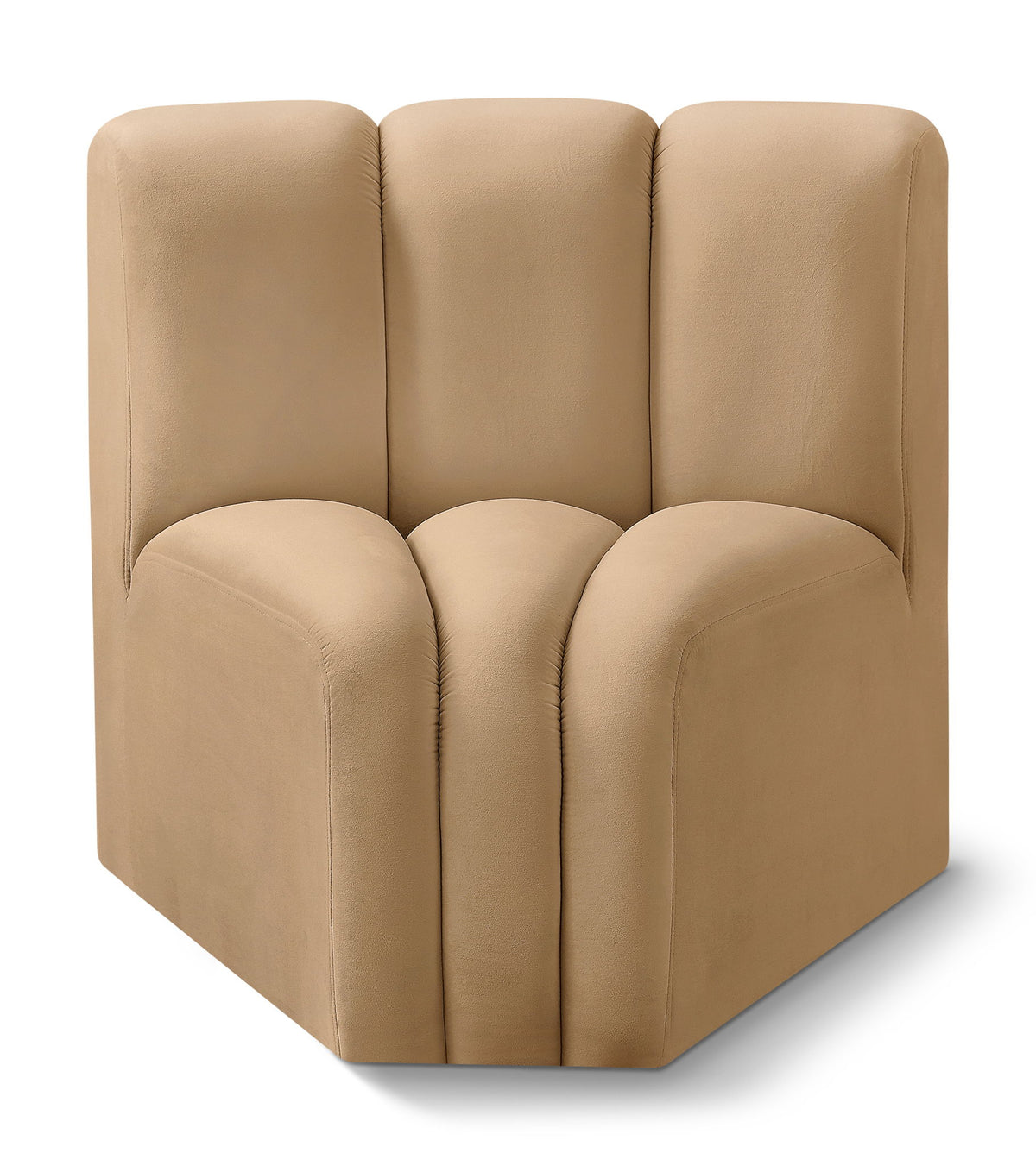 Arc - Velvet Curved Corner Chair