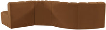 Load image into Gallery viewer, Arc - Velvet 5 Piece Modular Sofa - Saddle
