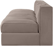 Load image into Gallery viewer, Rummi - Velvet Performance Fabric Upholstered 3 Piece Modular Armless Sofa
