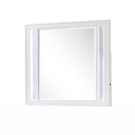 Abigale - Mirror For Dresser Top Made With LED (Includes Only Mirror) - White