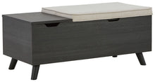 Load image into Gallery viewer, Yarlow - Storage Bench - Dark Gray
