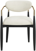 Load image into Gallery viewer, Riccio - Fabric Dining Arm Chair (Set of 2) - Black And Gold Frame
