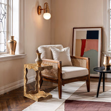 Load image into Gallery viewer, Vassa - Burl Veneer End Table
