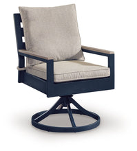 Load image into Gallery viewer, East Beach - Swivel Chair With Cushion (Set of 2) - Blue
