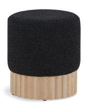 Load image into Gallery viewer, Veranda - Ottoman / Stool With Natural Base
