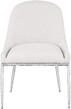 Load image into Gallery viewer, Ferro - Upholstered Dining Side Chair With Brushed Silver Legs
