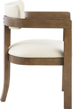 Load image into Gallery viewer, Lavrin - Vegan Leather Upholstered Dining Arm Chair (Set of 2) - Walnut Base
