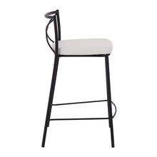 Load image into Gallery viewer, Modern Charlotte - Contemporary Fixed Height Counter Stool (Set of 2)
