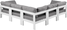 Load image into Gallery viewer, Nizuc - Outdoor Patio 5 Piece Modular Sectional With White Frame
