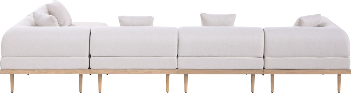 Laguna - 5 Piece 106.5" Upholstered Outdoor Patio Modular Sectional