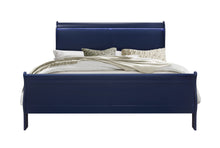 Load image into Gallery viewer, Charlie - King Bed With LED Side Rails - Blue
