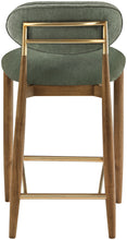Load image into Gallery viewer, Riccio - Fabric Stool - Walnut Frame
