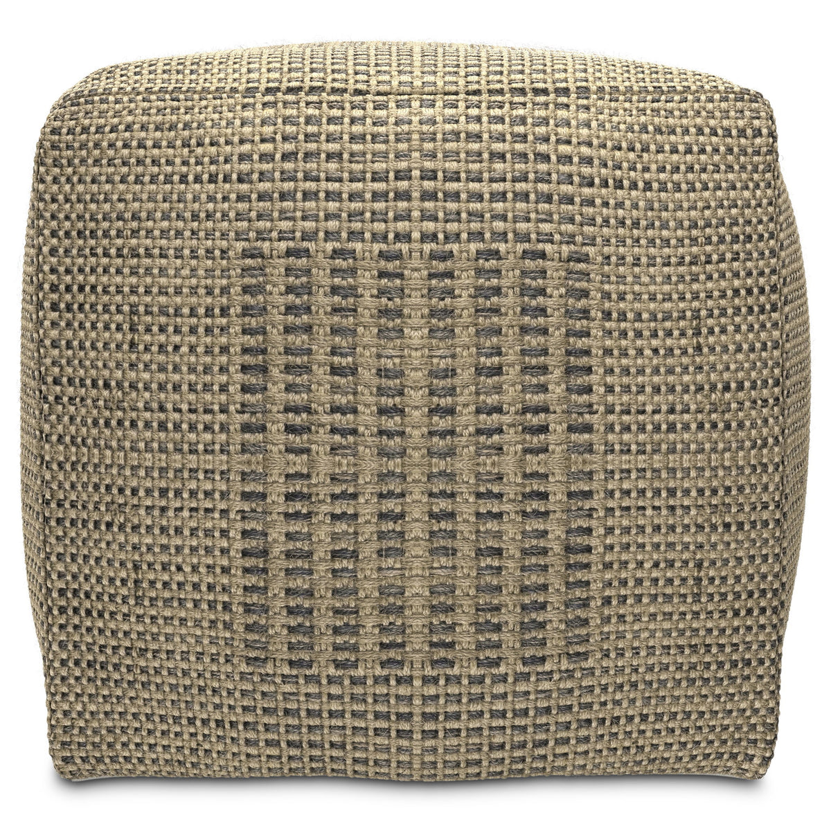 Delilah - Square Woven Pouf - Natural - Ego Home Furniture