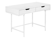 Load image into Gallery viewer, Computer Desk For Home Office, Storage Drawers, Marble Look Contemporary &amp; Modern
