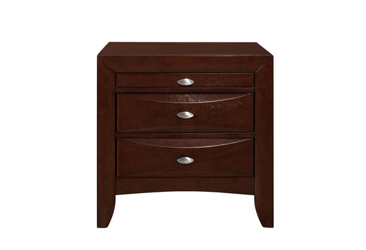 Linda - Nightstand - New Merlot