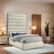 Load image into Gallery viewer, Adam - Boucle Fabric Bed With 89" Headboard
