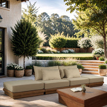 Load image into Gallery viewer, Mirella - 4 Piece Water Resistant Fabric Outdoor Patio Modular Sectional
