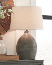 Load image into Gallery viewer, Joyelle - Terracotta Table Lamp  - Gray
