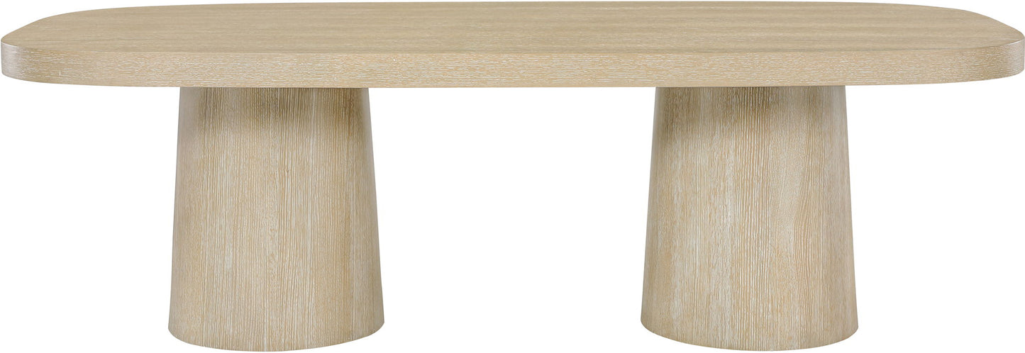 Woodhaven - Solid Wood And Oak Veneer Dining Table