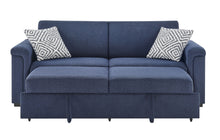 Load image into Gallery viewer, U0211 - Sofa Bed With Pull Out - Navy
