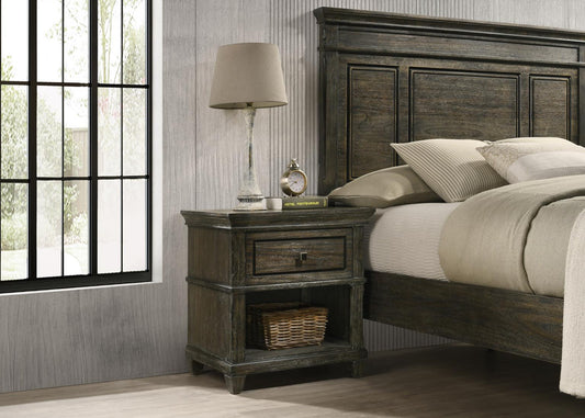 B314 - Nightstand - Rough Black