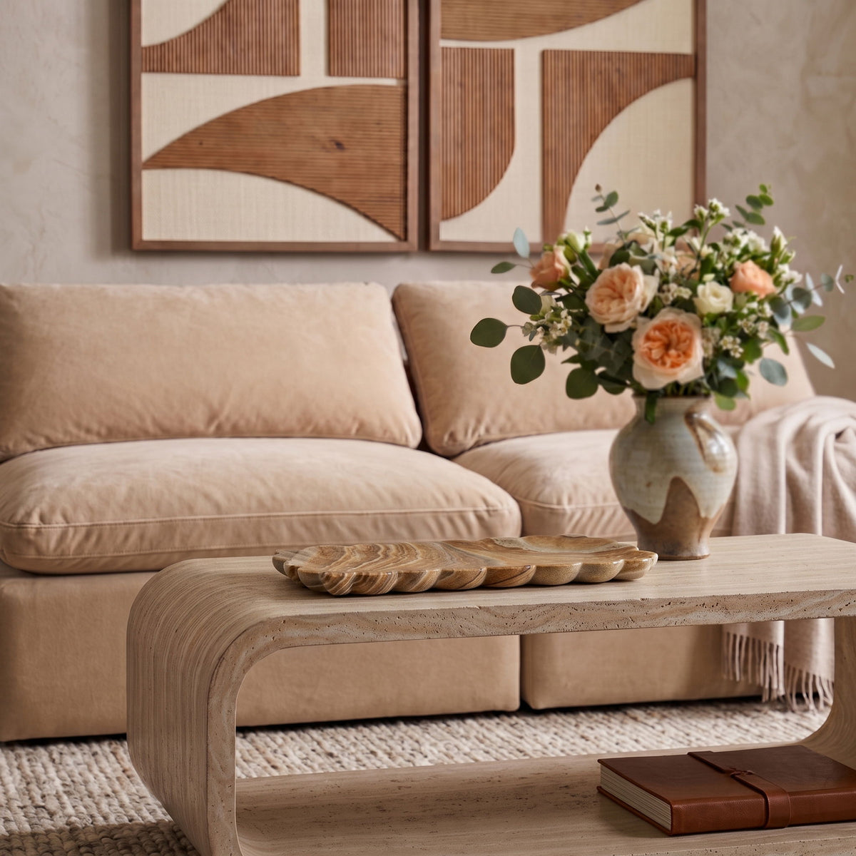 Ruffalo - Sandstone Tray - Sand