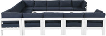 Load image into Gallery viewer, Nizuc - Outdoor Patio 13 Piece Modular Sectional With White Frame
