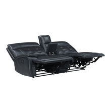 Load image into Gallery viewer, Warner - LAF Console Loveseat With 2 Recliners - Black
