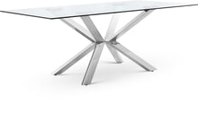 Load image into Gallery viewer, Juno - Glass Dining Table - Pearl Silver
