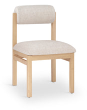 Load image into Gallery viewer, Roundhill - Fabric Dining Chair (Set of 2) - Natural Frame
