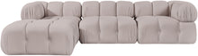 Load image into Gallery viewer, Orin - Velvet 4 Piece Modular Sectional With Chaise
