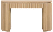 Load image into Gallery viewer, Astrid - Solid Wood And Oak Veneer Console Table
