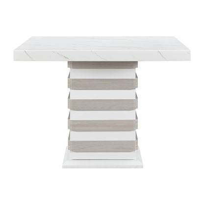 D2507BT - Bar Table Base With Storage - White